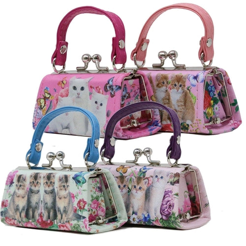 Cats And Butterflies Lipstick Case Assorted Set