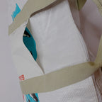 SPORTY BAG | Upcycelte Sporttasche in weiß